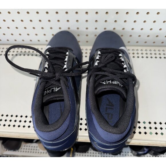 Nike Alpha Menace 4 Pro Mens Football Cleats Size 14 Navy Blue White FD7037-401 - Picture 2 of 8
